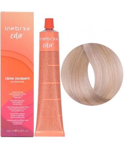 Крем-фарба для волосся INEBRYA Color з вмістом аміаку 100 мл 12/22 Світлий перлинний платиновий блонд