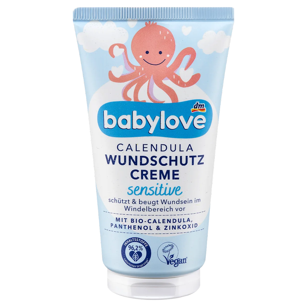 Крем Babylove Calendula Sensitive с экстрактом календулы для защиты кожи от раздражений 75 мл (EPI-15102025-228)