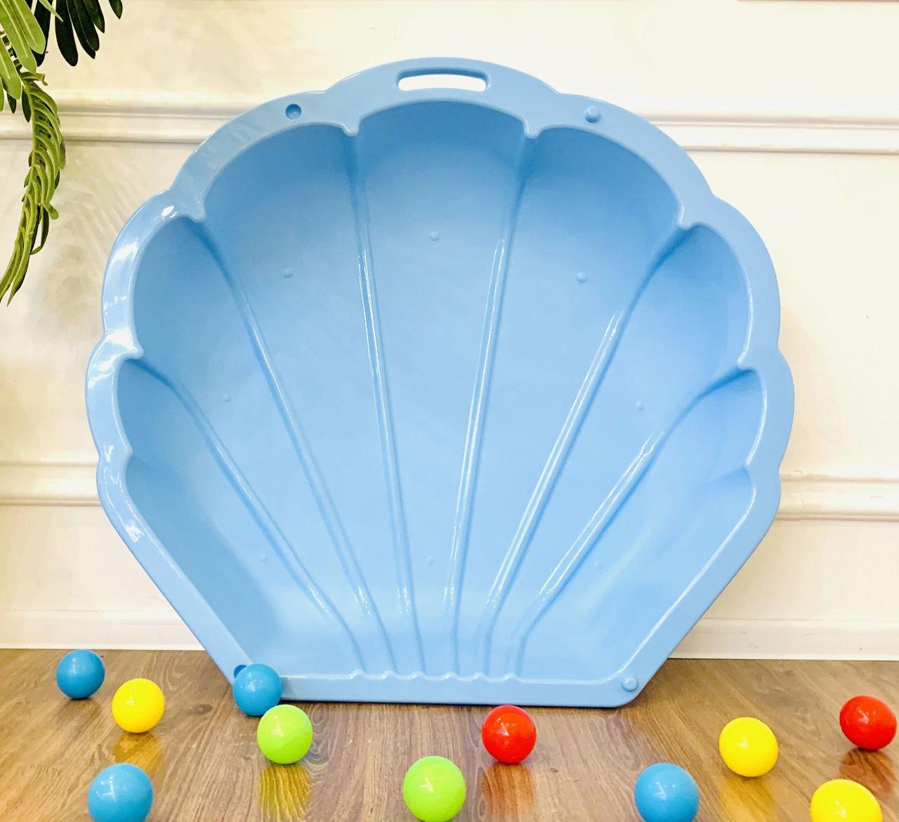 Песочница-бассейн 06-090 Pilsan Ракушка 2в1 для игр с песком и водой от 3 лет Голубой (26609774) - фото 2 Песочница-бассейн 06-090 Pilsan Ракушка 2в1 для игр с песком и водой от 3 лет Голубой (26609774) - фото 2