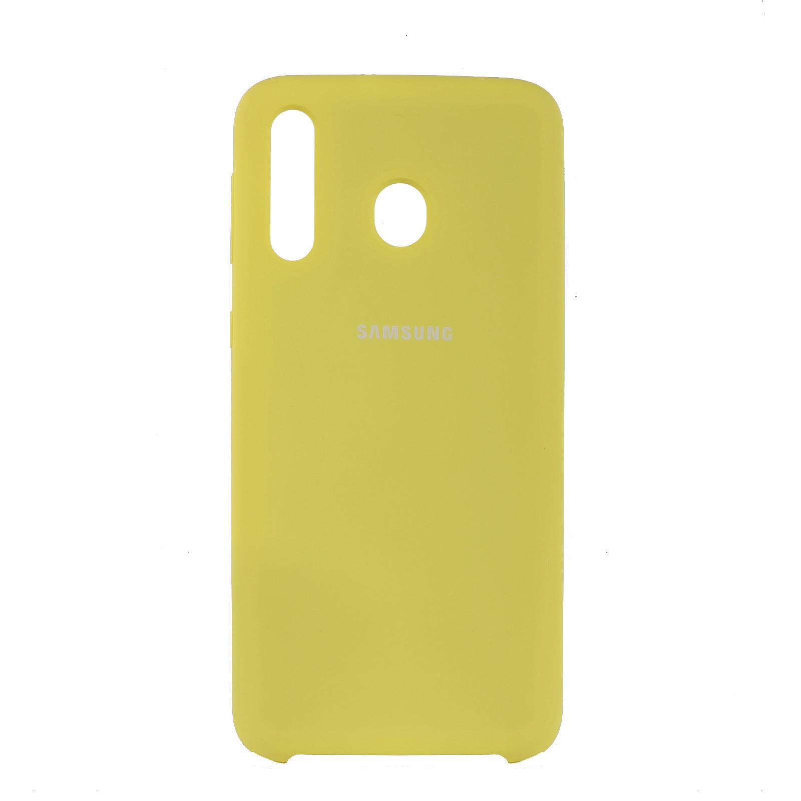 Чехол Jelly Silicone Case Samsung M30 Лимонный
