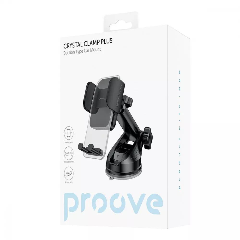 Автомобільний тримач Proove Crystal Clamp Plus Suction Type Car Mount - фото 2