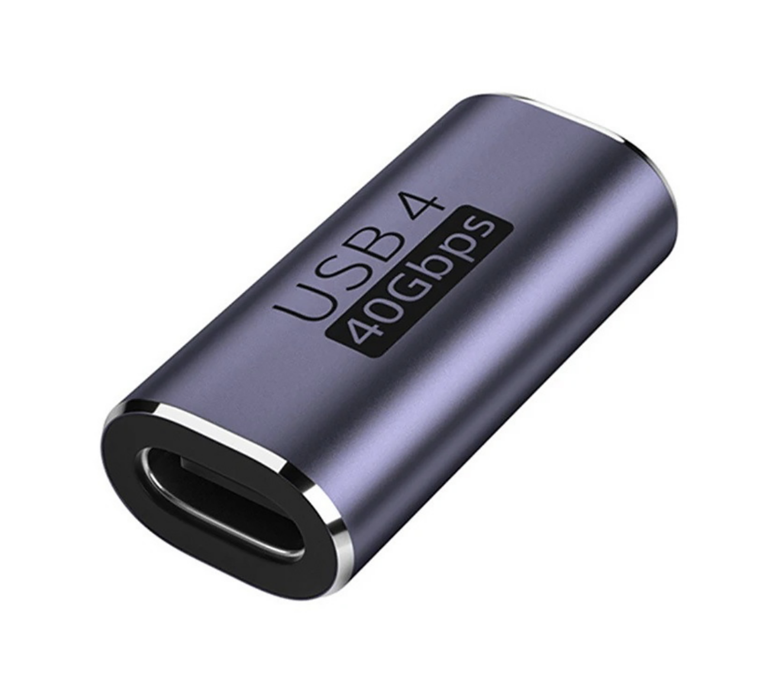 Переходник-адаптер OTG USB Type-C F/F USB 4.0 40Gbps 100W 8K Metal Style-6