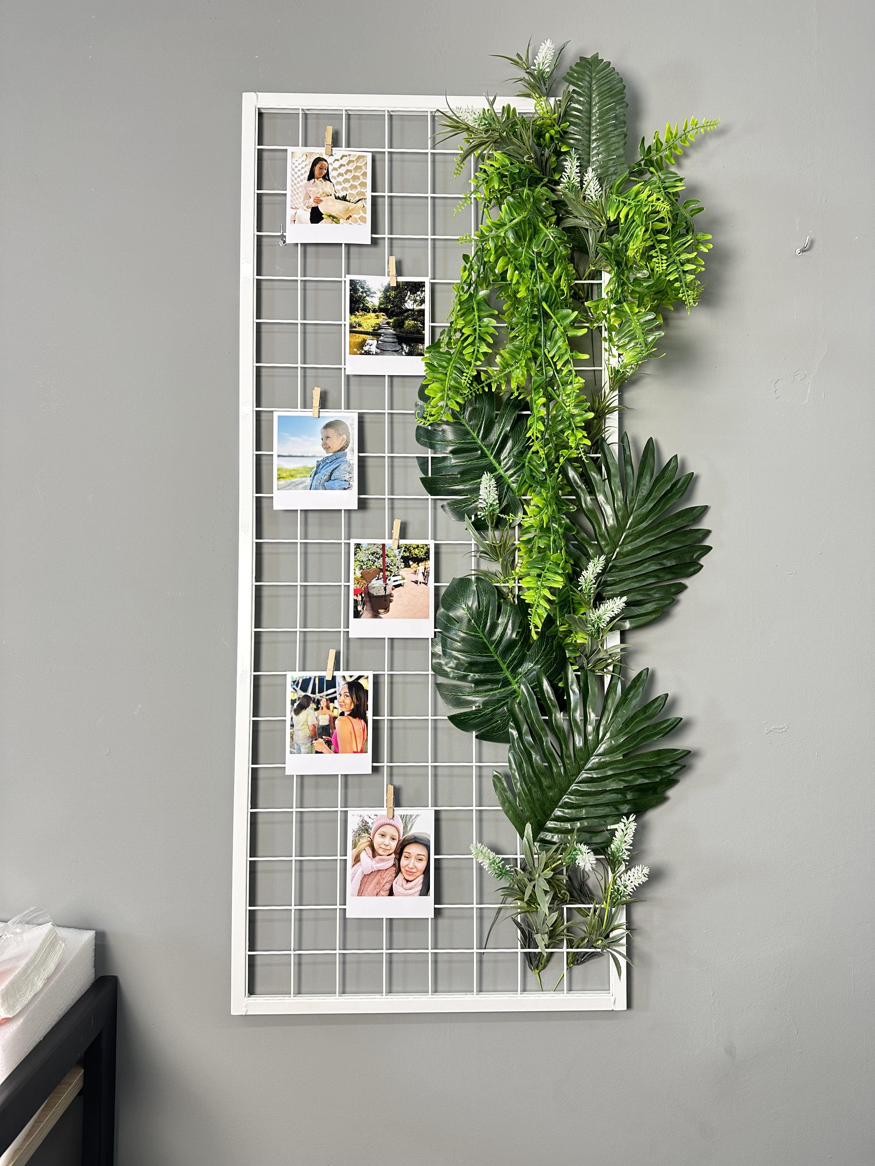 Мудборд в рамке 100х40 см Белый (88162m)