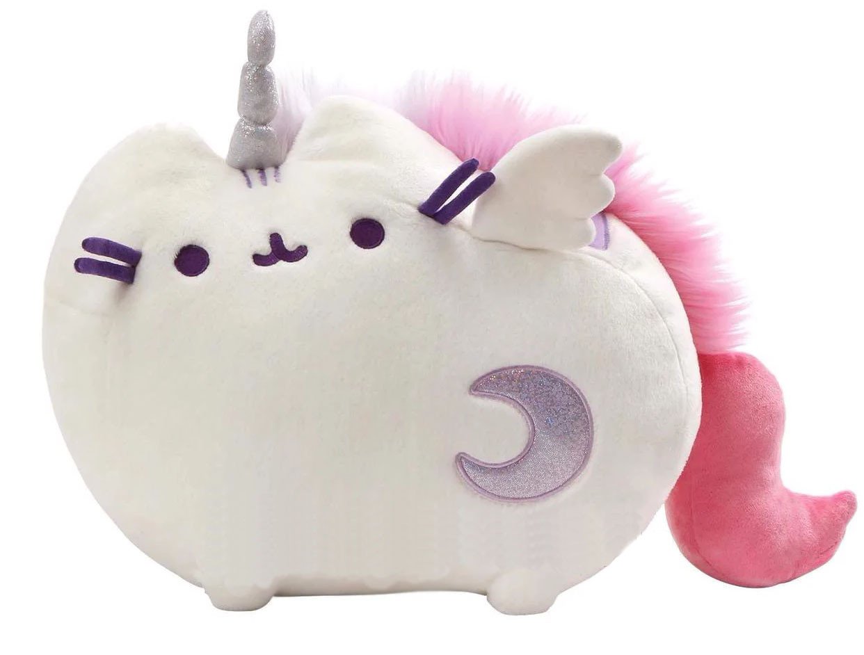 М'яка іграшка Кіт місячний єдиноріг Pusheen cat 25х18 см (n-1737)