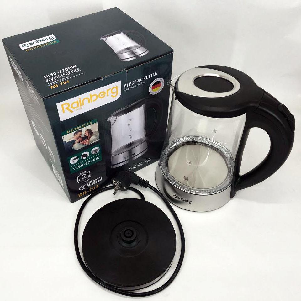 Электрочайник Rainberg RB-704 2200 Вт 2 л Черный (266175) - фото 14