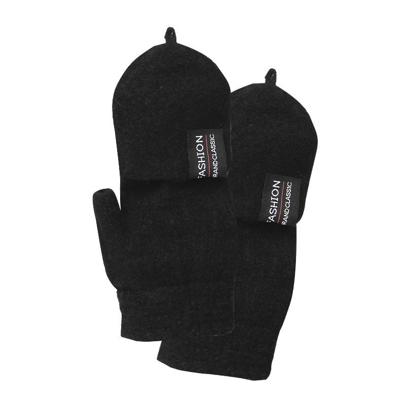 Перчатки-митенки зимние женские Lesko 2020 USB-подогрев регулируется застежкой Black (24366802) - фото 3