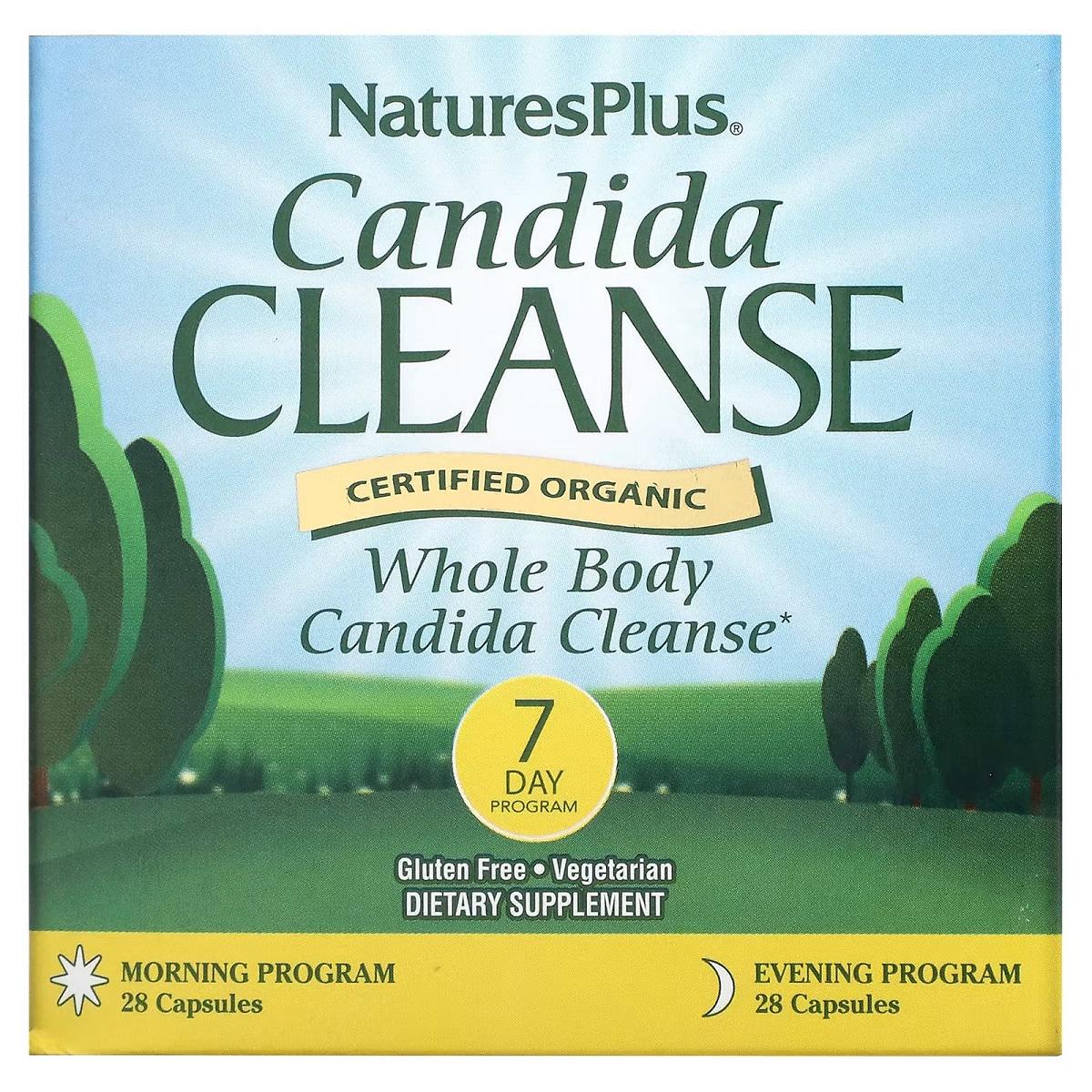 Комплекс очищения от кандиды за 7 дней Candida Cleanse Natures Plus 56 капс. (4670)