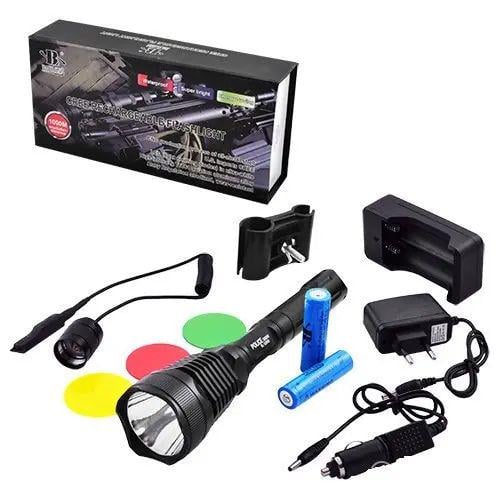 Фонарь светодиодный BL-2800-T6 аккумуляторный 50000W 24,4х5,5 см (opt-18836)