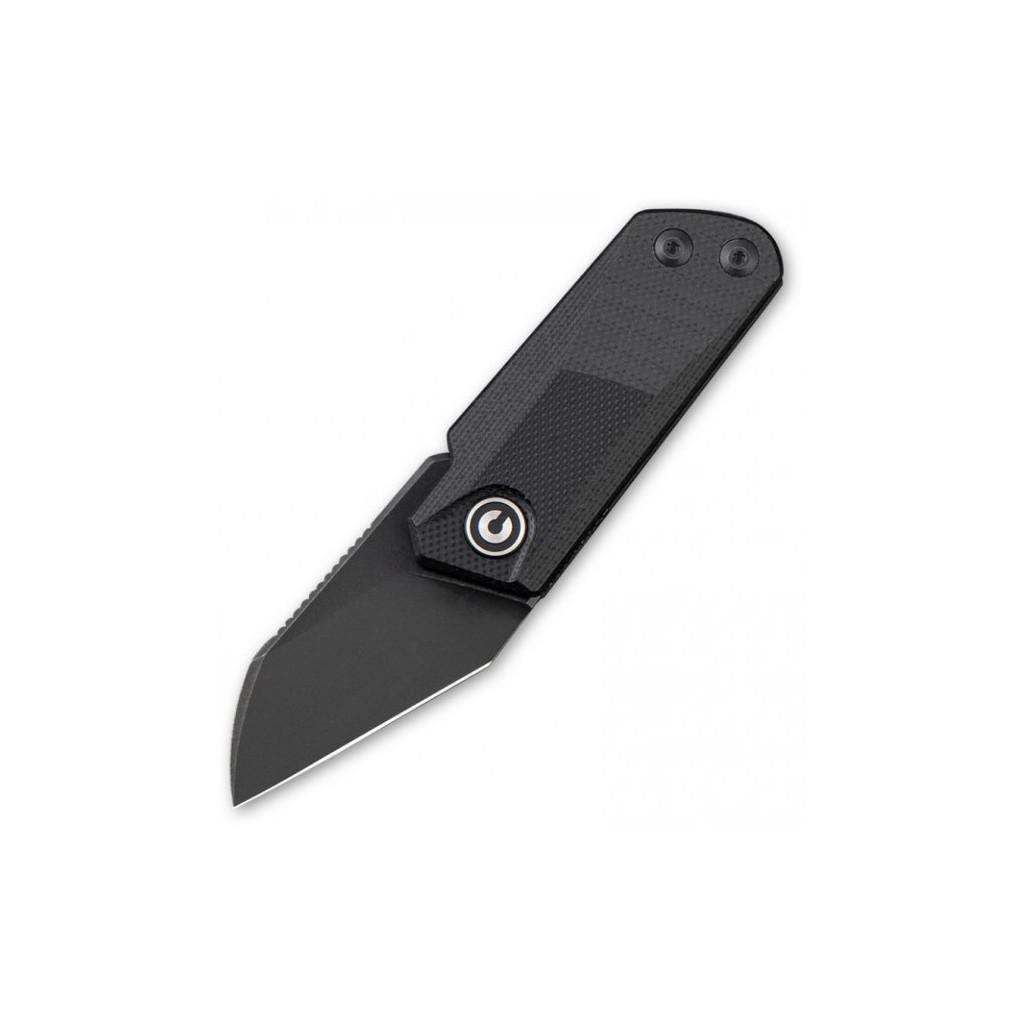 Ніж складаний мисливський Civivi Civivi Ki-V G10 Darkwash Black (m374805)