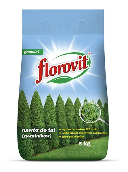 Удобрение Florovit для туй и хвойных растений 5 кг (11412329)