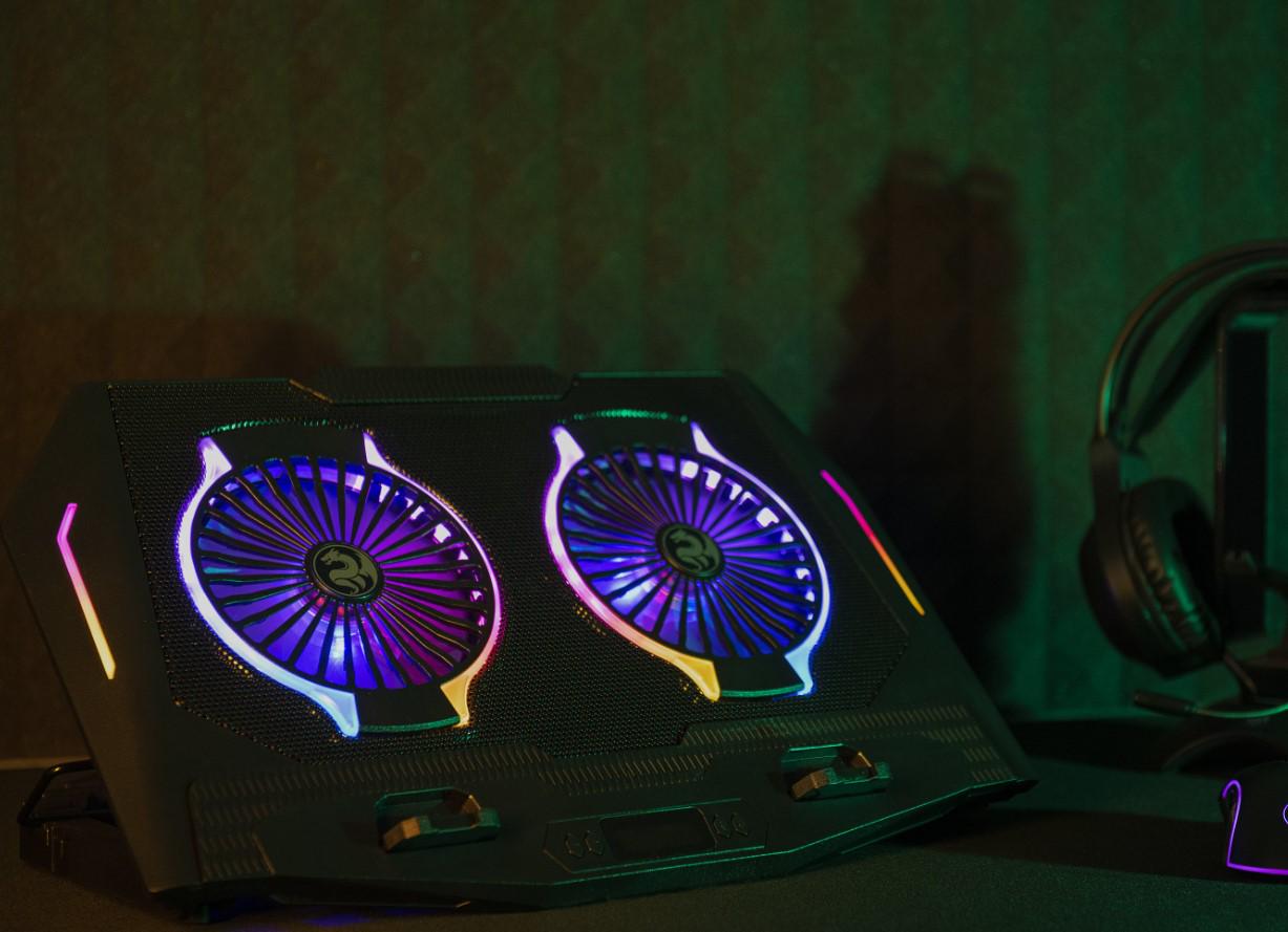 Підставка для ноутбука 2E Gaming CPG006 2xFan 17,3" RGB LED - фото 9