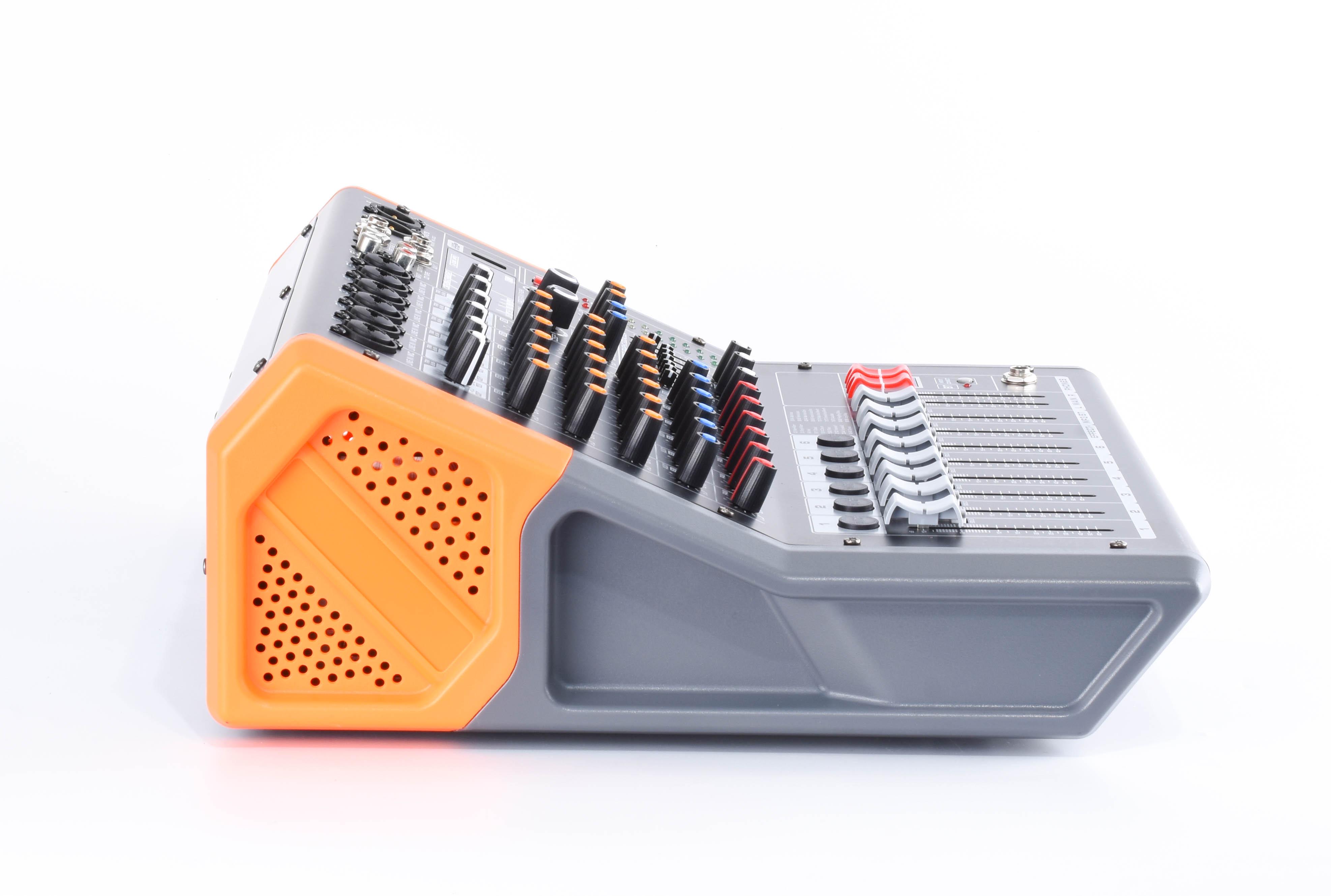 Мікшерний пульт активний з підсилювачем 2х500 Вт 6 канальний 99 DSP Bluetooth USB (0029) - фото 2 Мікшерний пульт активний з підсилювачем 2х500 Вт 6 канальний 99 DSP Bluetooth USB (0029) - фото 2