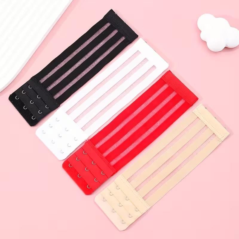 Розширювач-застібка для бюстгальтера еластичний на 3 гачки 3 ряди Білий (3000003840) - фото 8