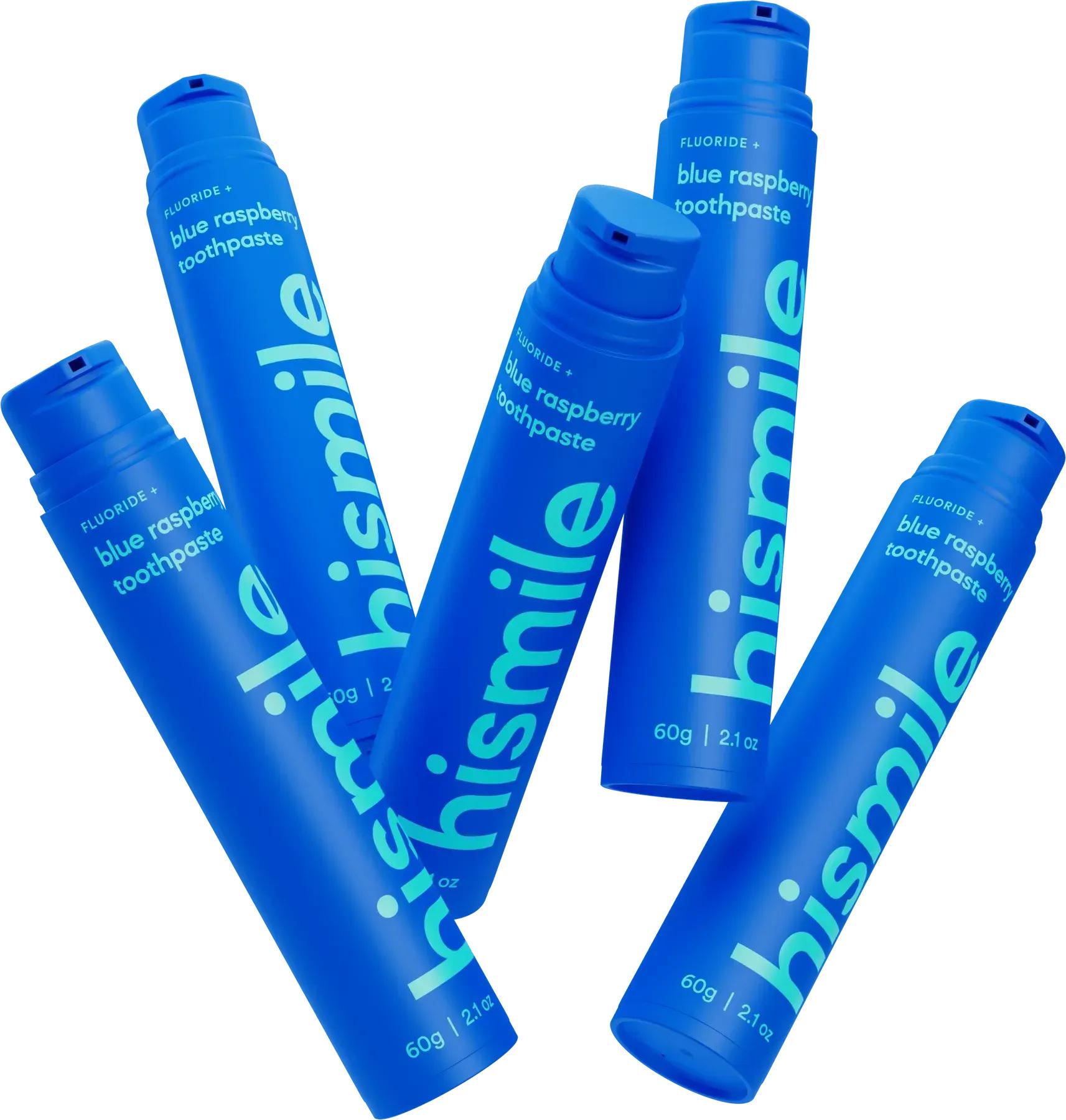 Зубная паста Hismile Blue Raspberry Toothpaste со вкусом голубой малины 60 г (29511084) - фото 4