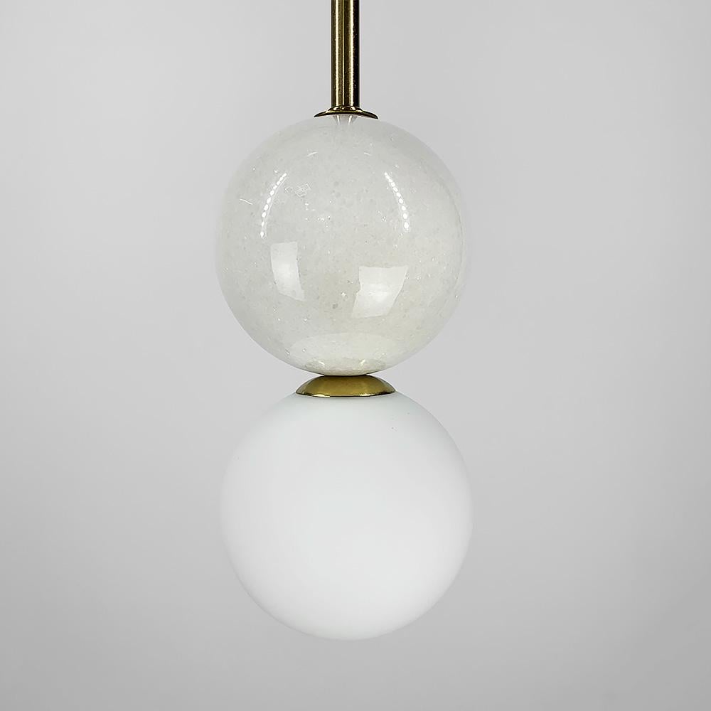 Підвіс DALT із білим мармуром в стилі Ар-деко (SC5/1 WT)