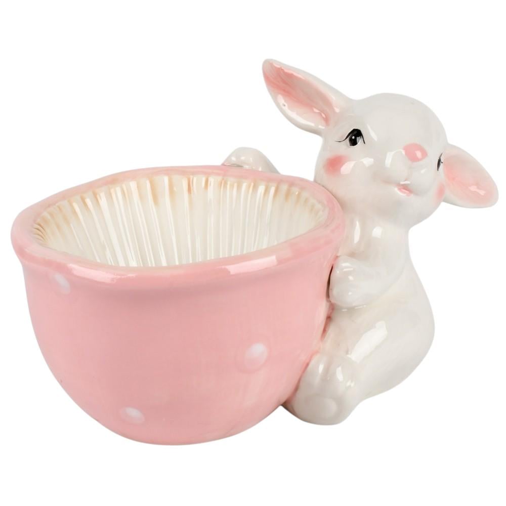 Конфета с декором к Пасхе Easter R40688 21х13 см Розовый с белым (33352573)