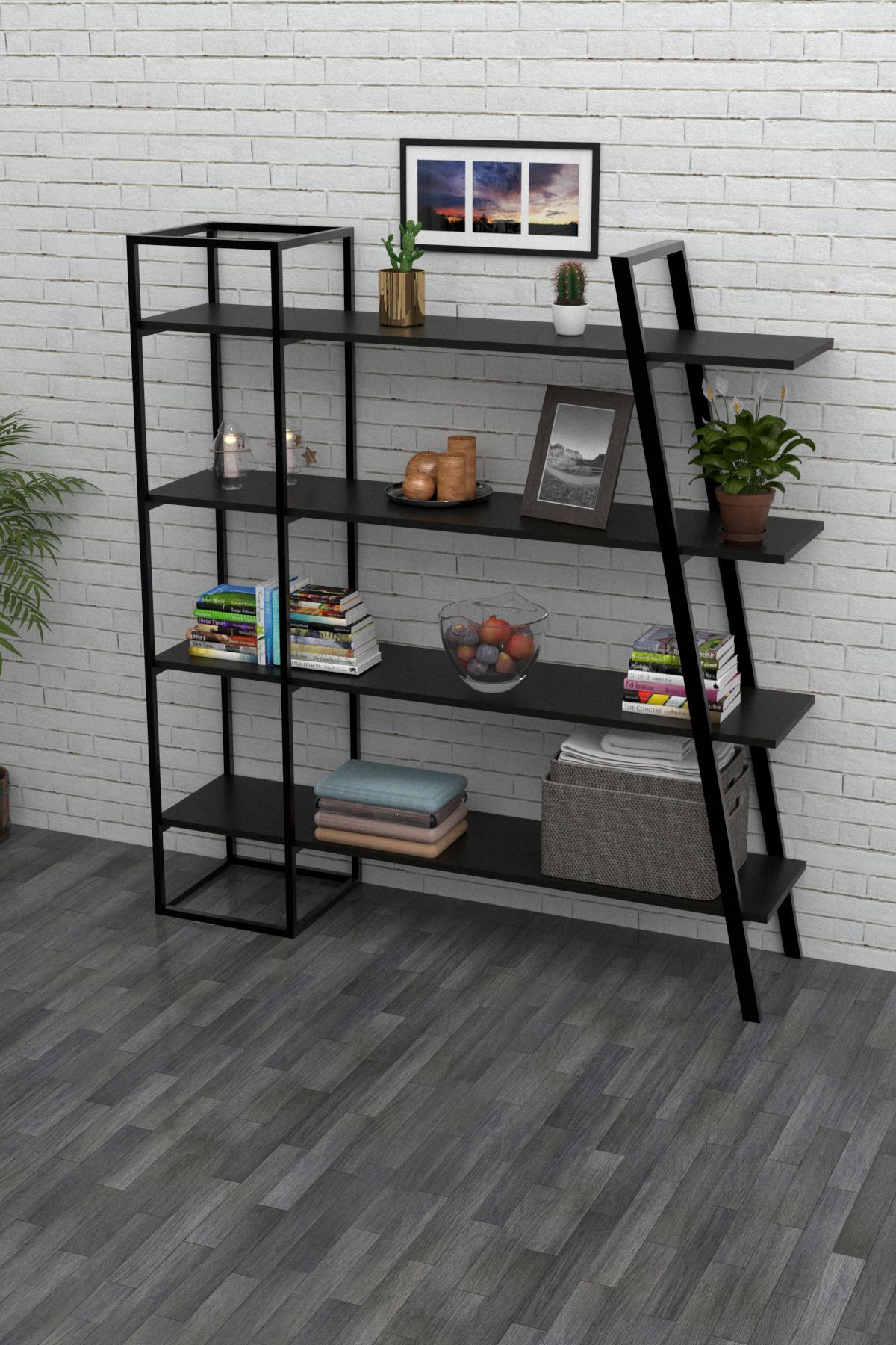 Стеллаж EcoLoft Альтарис DSP-1056 Черный (27387149)