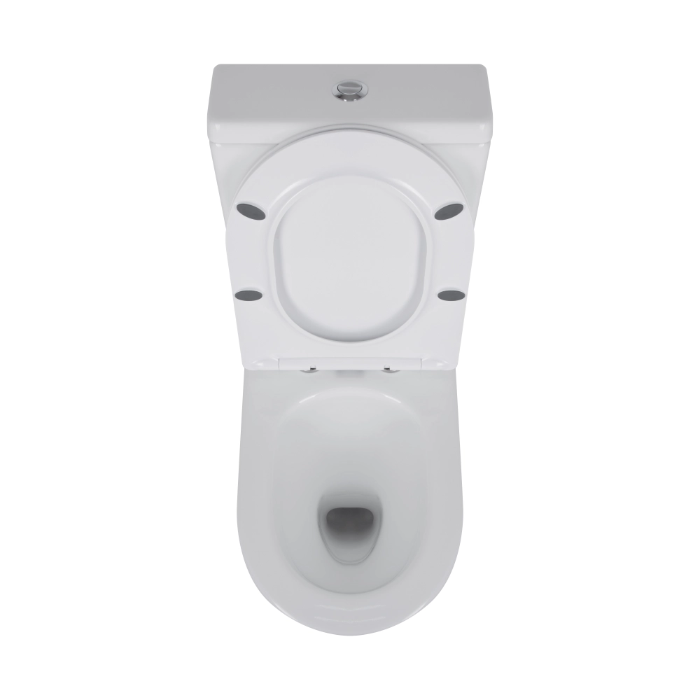 Унітаз підлоговий Qtap Swan Ultra Quiet QT16222182TW безобідковий 640x360 мм Білий (SD00053263) - фото 5