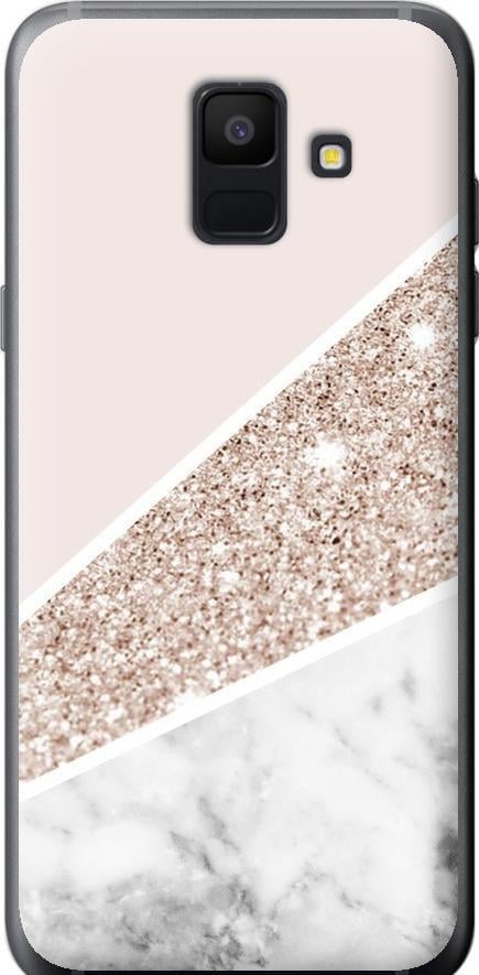 Чехол на Samsung Galaxy A6 2018 Пастельный мрамор (4342u-1480-42517)