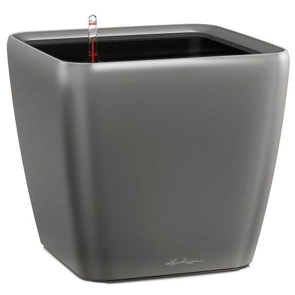 Вазон умный Lechuza Quadro Premium LS 21 4 л Серый (16123)