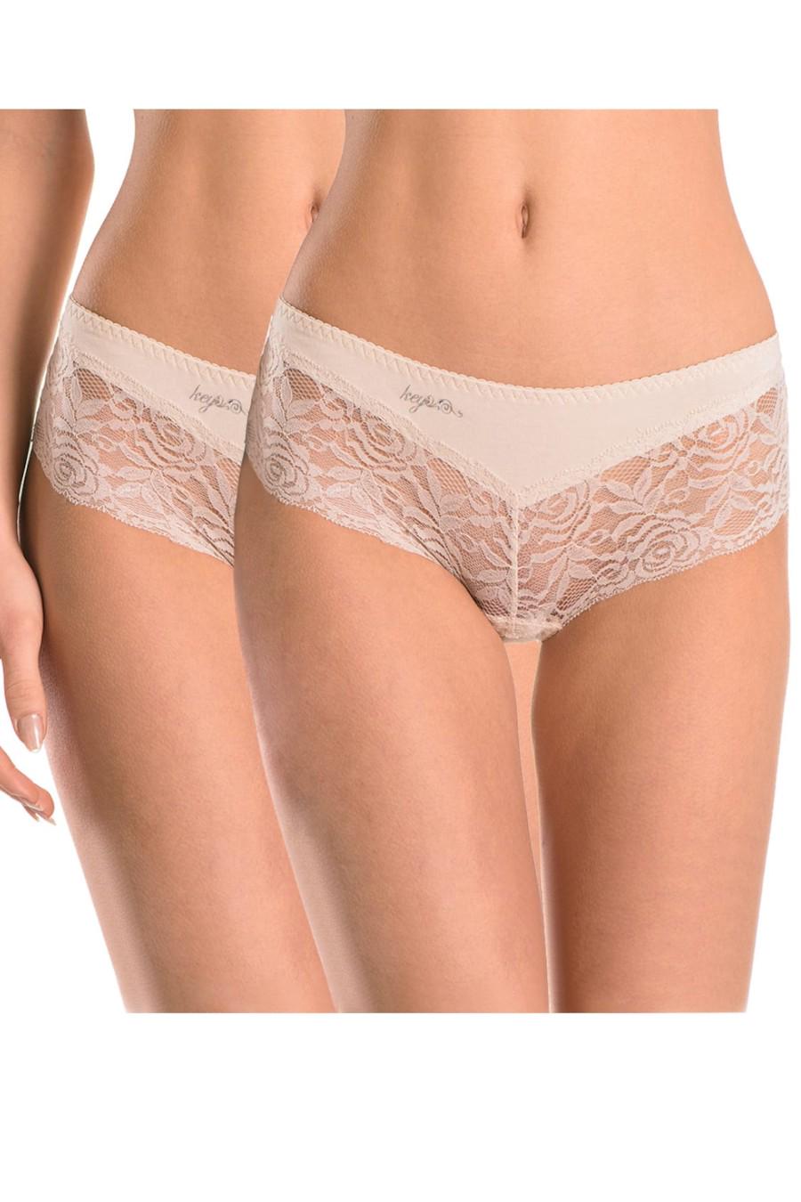 Трусики кюлот Key р. 2/S 2 шт. Бежевый (67137)