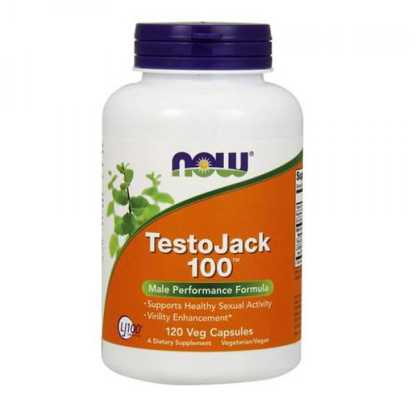 Добавка Now TestoJack 100 репродуктивное здоровье мужчин 120 capsules - фото 1