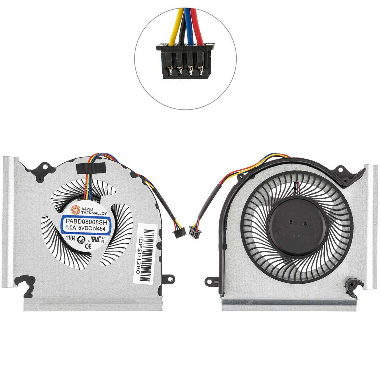 Вентилятор для ноутбука MSI MS-1541 2 шт. (PABD08008SH-N453) - фото 3 Вентилятор для ноутбука MSI MS-1541 2 шт. (PABD08008SH-N453) - фото 3