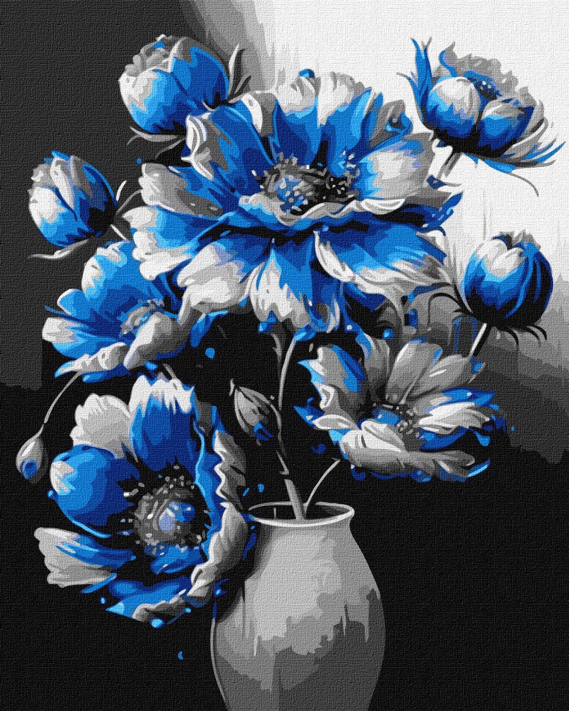 Набір для розпису по номерах Ideyka Досконалість ліній з фарбами металiк extra КНО3245 40x50 см (MTT-169191)