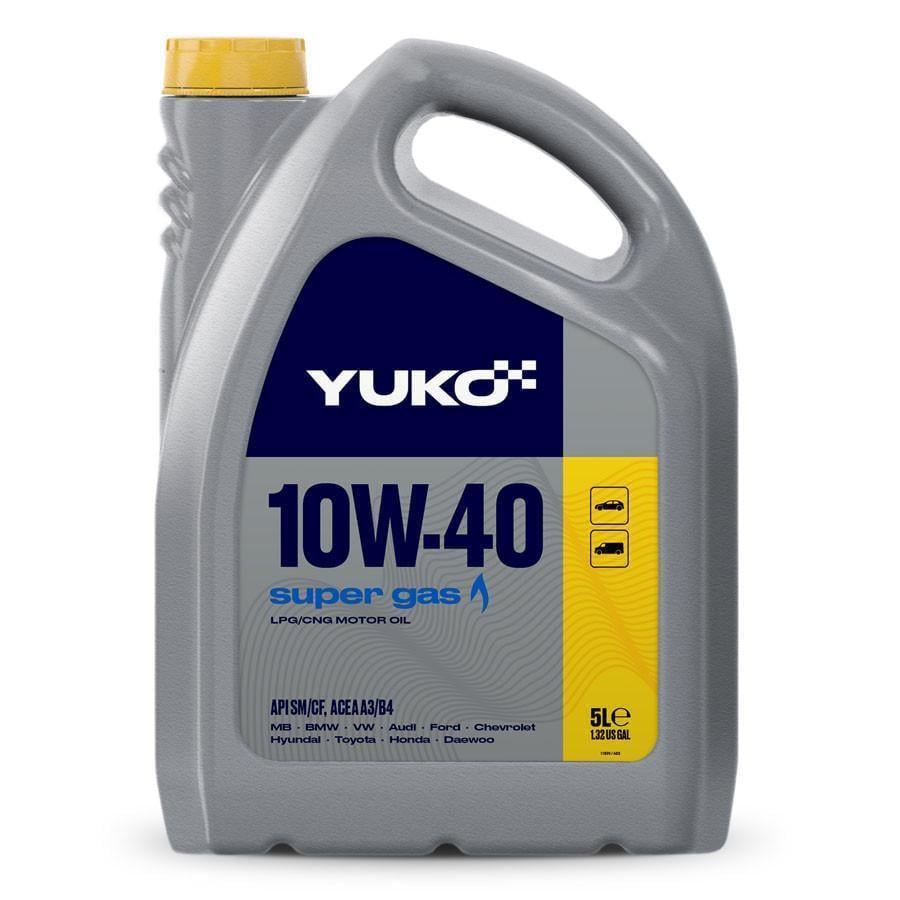 Моторное масло YUKO SUPER GAS 10W-40 API SМ/CF 5 л (11809)