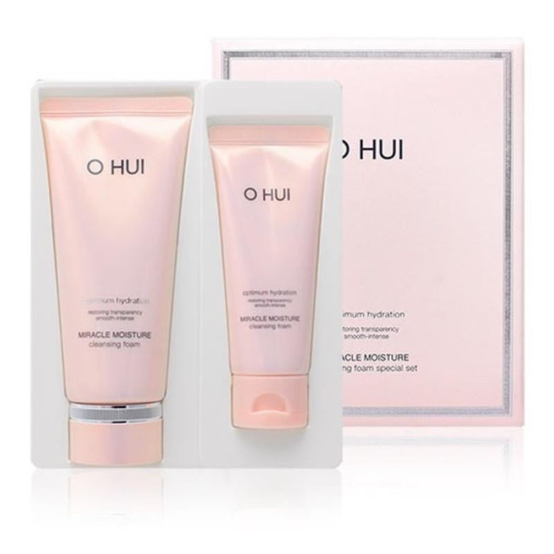 Набор пенок для лица O HUI Miracle Moisture Cleansing Foam Set 200 мл и 100 мл (1405711033)