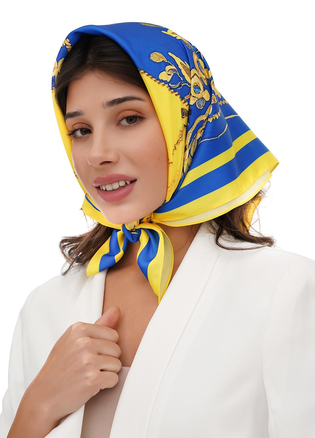 Хустка-бандана дизайнерська My Scarf Квіти України - фото 2