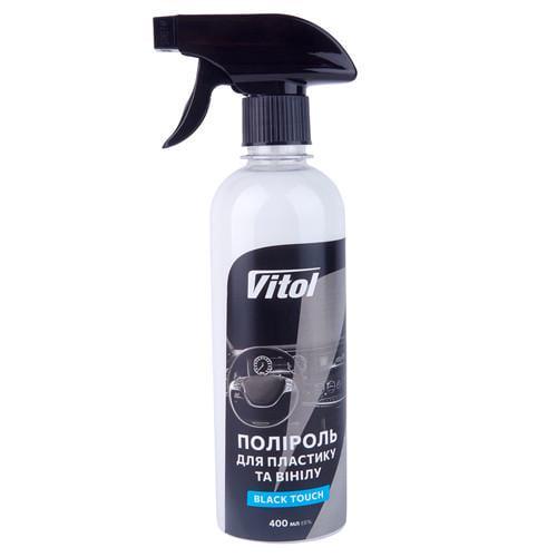 Полироль для пластика и винила Vitol Black Touch 400 мл (26037737)