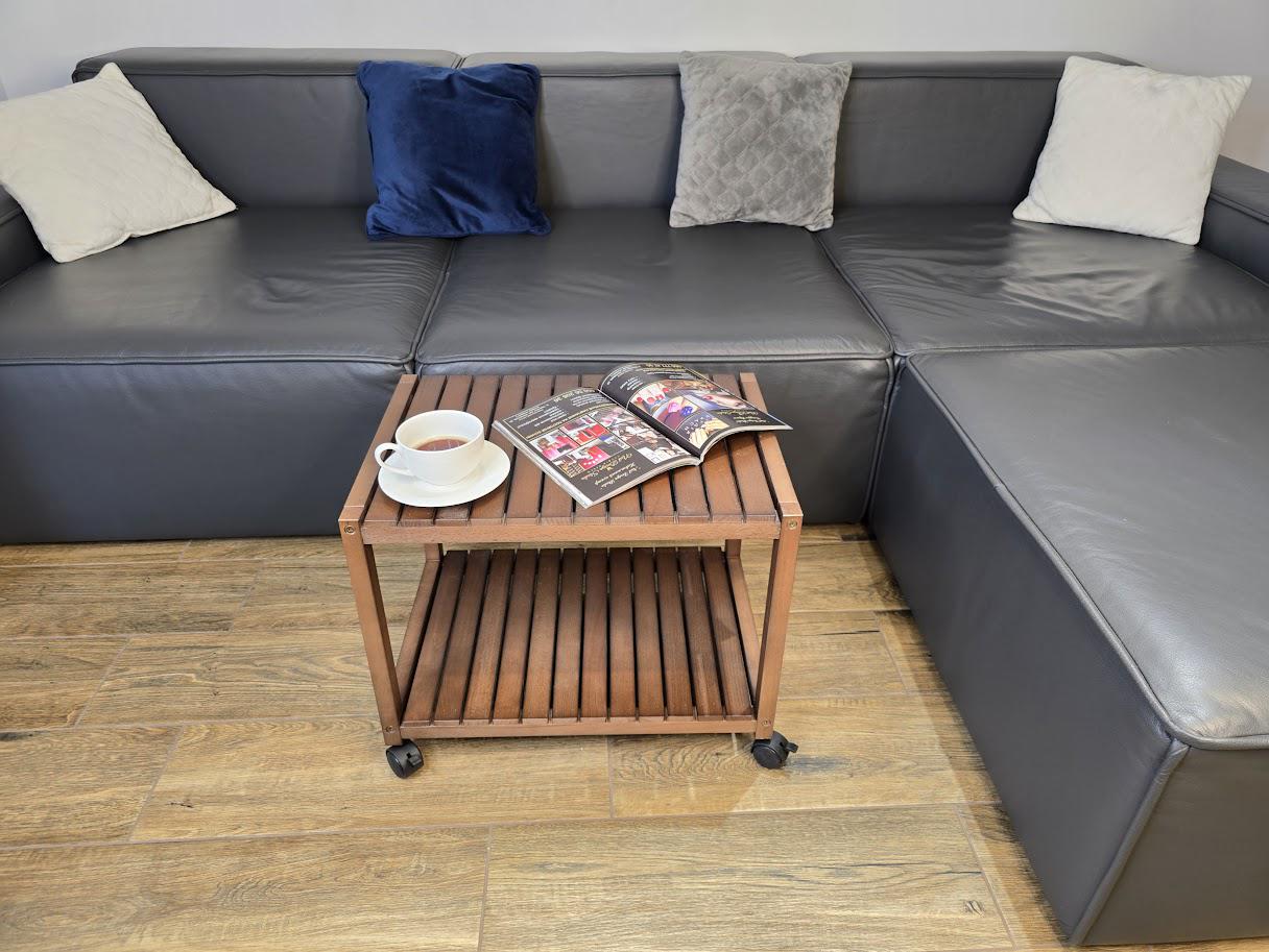 Журнальний столик дерев'яний 52х36х45 см Коричневий (жс1к) - фото 2 Журнальний столик дерев'яний 52х36х45 см Коричневий (жс1к) - фото 2