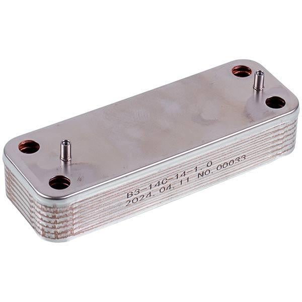 Теплообменник 14 пластин 5686680 для газового котла Baxi ECO-3/Eco 4S/Luna/Westen (00000050897)