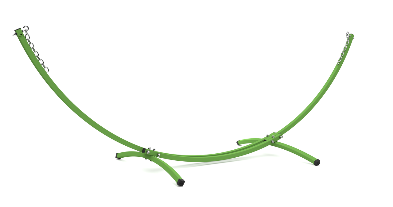 Стойка для двухместного гамака WCG металлическая с креплением для дома/дачи/сада Салатовый (WCGR-LM1) - фото 2