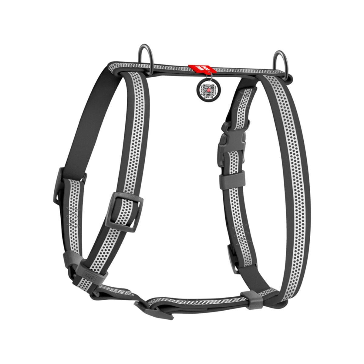 Шлей для собак анатомический Waudog Waterproof с QR-паспортом/светоотражающая S 15 х 28-42 см (26622896)