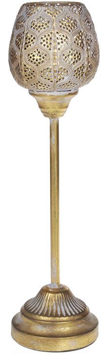Подсвечник декоративный Cornel Eias 12,6х12,6х47,5 см на ноге (BD-589-148)