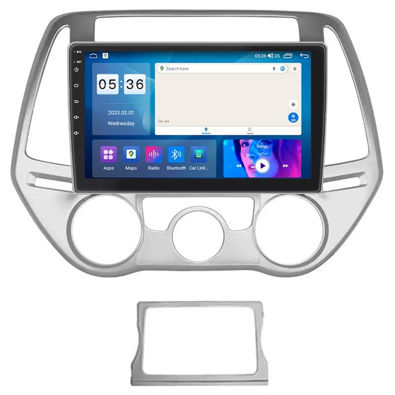 Автомагнитола штатная Lesko CarPlay/4G/Wi-Fi/GPS для Hyundai i20 I Рестайлинг 2012-2014 2/32Gb 9" (1712444147)