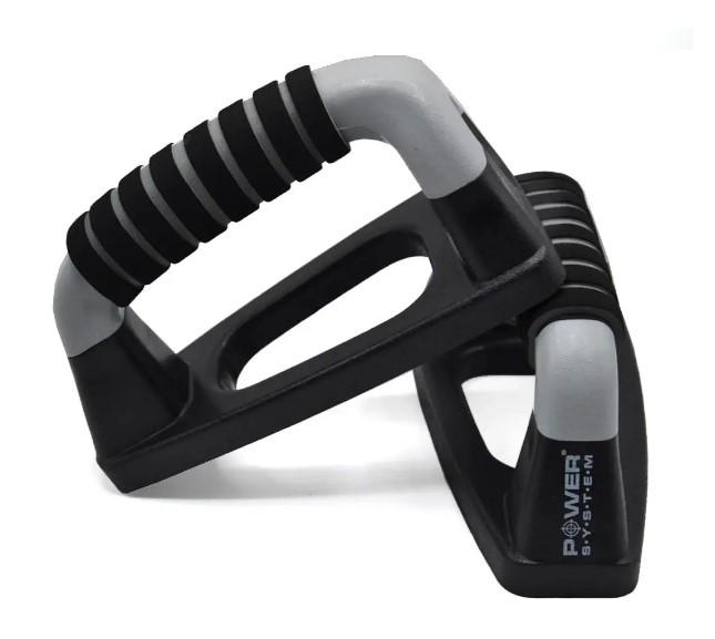 Упоры для отжиманий Power System PS-4022 Push UpBars Pro прямые (PS-4022_Black-Grey)