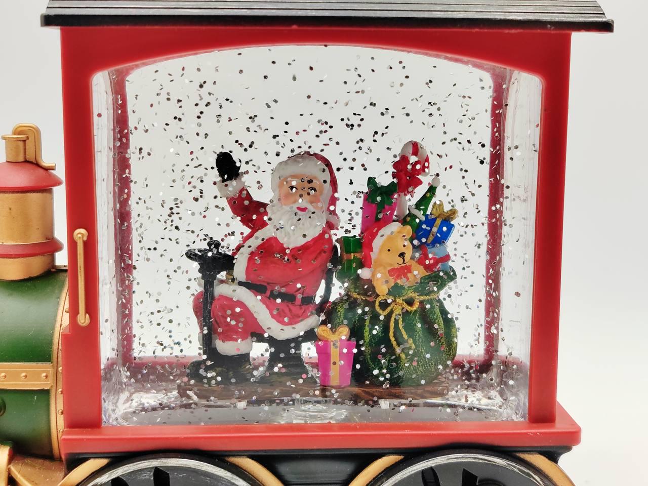 Ліхтар музичний новорічний Різдвяний поїзд на батарейках та від USB 32 см (26140881) - фото 13 Ліхтар музичний новорічний Різдвяний поїзд на батарейках та від USB 32 см (26140881) - фото 13