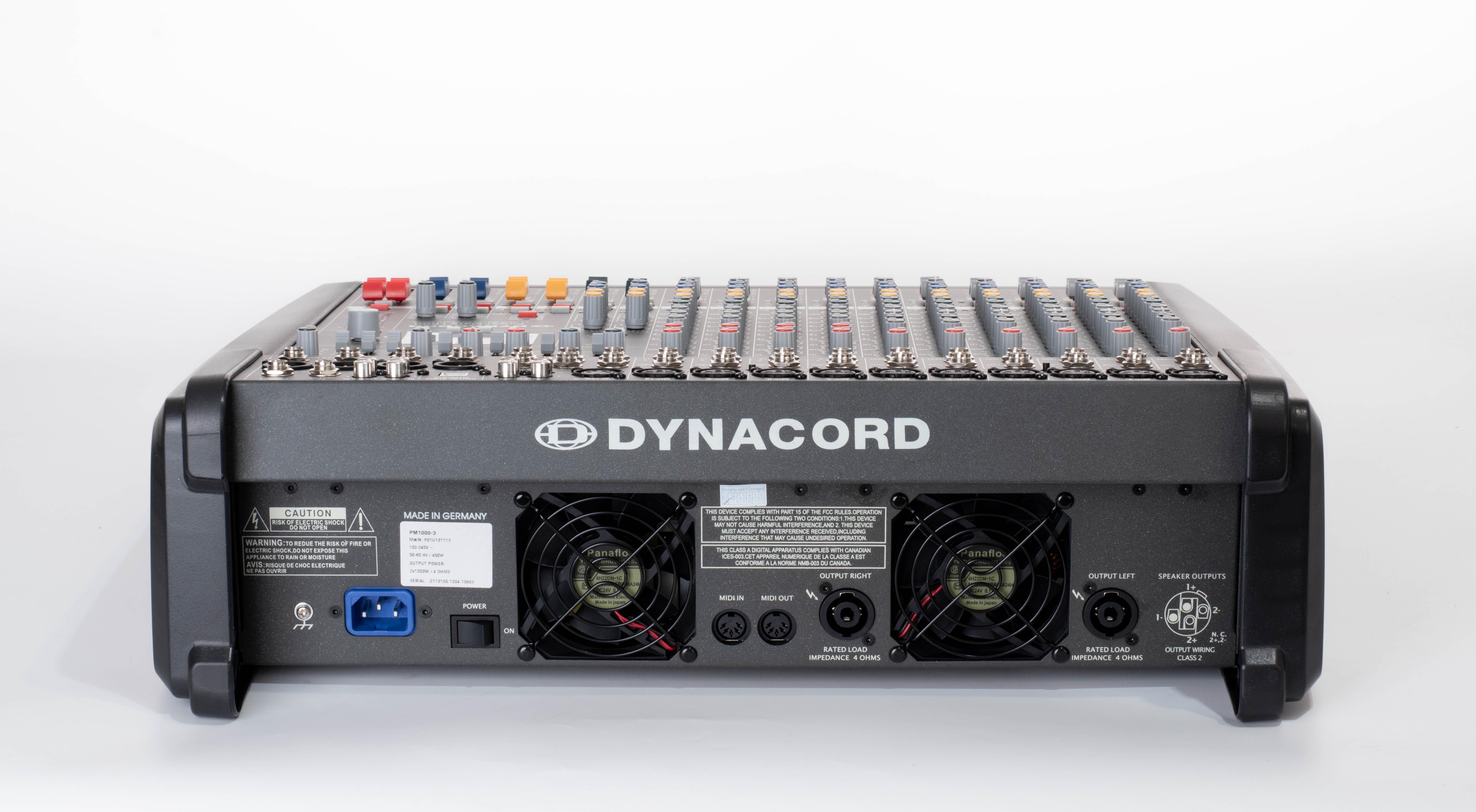Мікшерний пульт активний DYNACORD POWERMATE 1000-3 із підсилювачем 2х1000 Вт (0022) - фото 6 Мікшерний пульт активний DYNACORD POWERMATE 1000-3 із підсилювачем 2х1000 Вт (0022) - фото 6