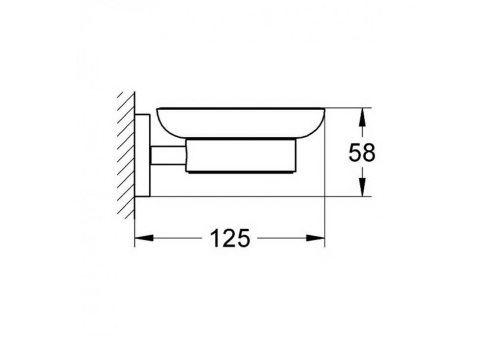 Мыльница Grohe Essentials 40444001 - фото 2