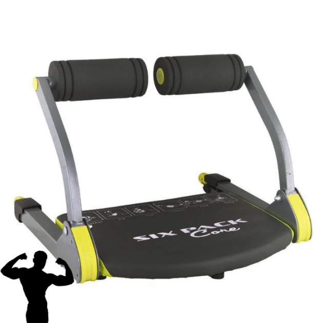 Тренажер для преса GymBit Six Pack Care підлоговий Black (192597406SM)