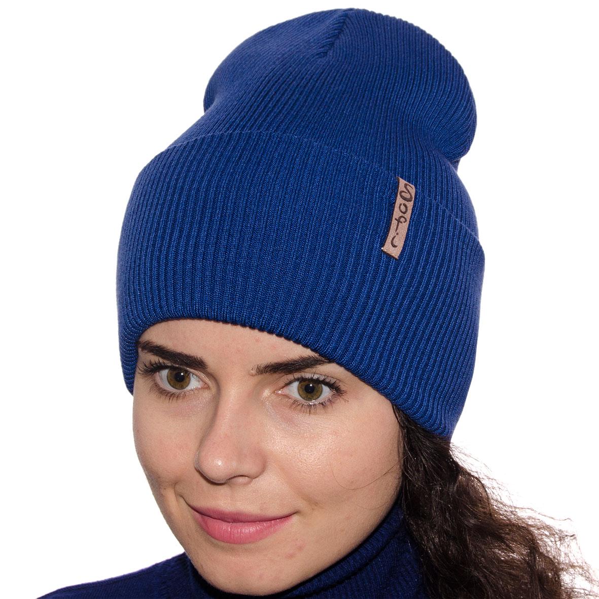 Шапка двойная Sofi SF20104 Индиго Шапка двойная Sofi SF20104 Индиго