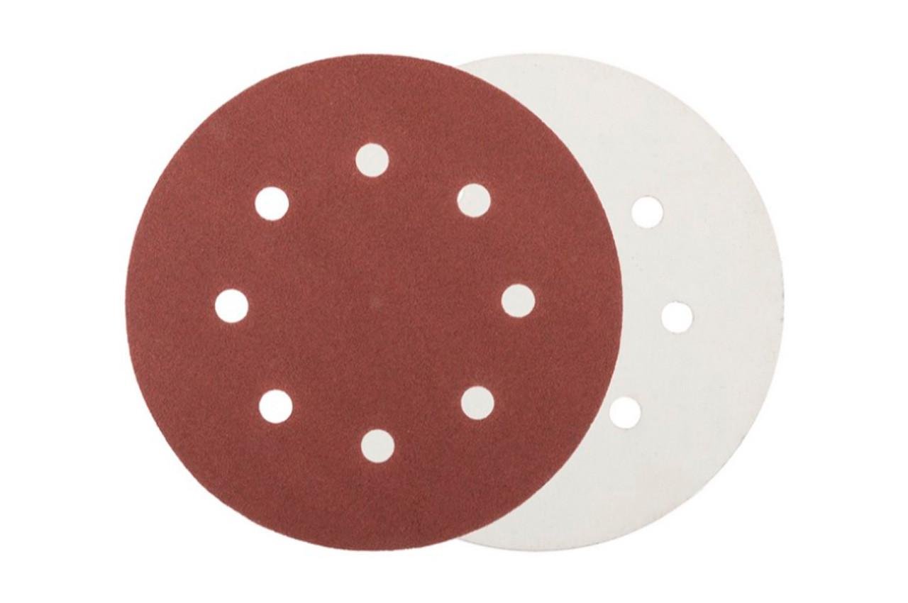 Круг шлифовальный на липучке Mastertool 125 мм x Р36 8 отверстий 5 шт. (08-2503-H)