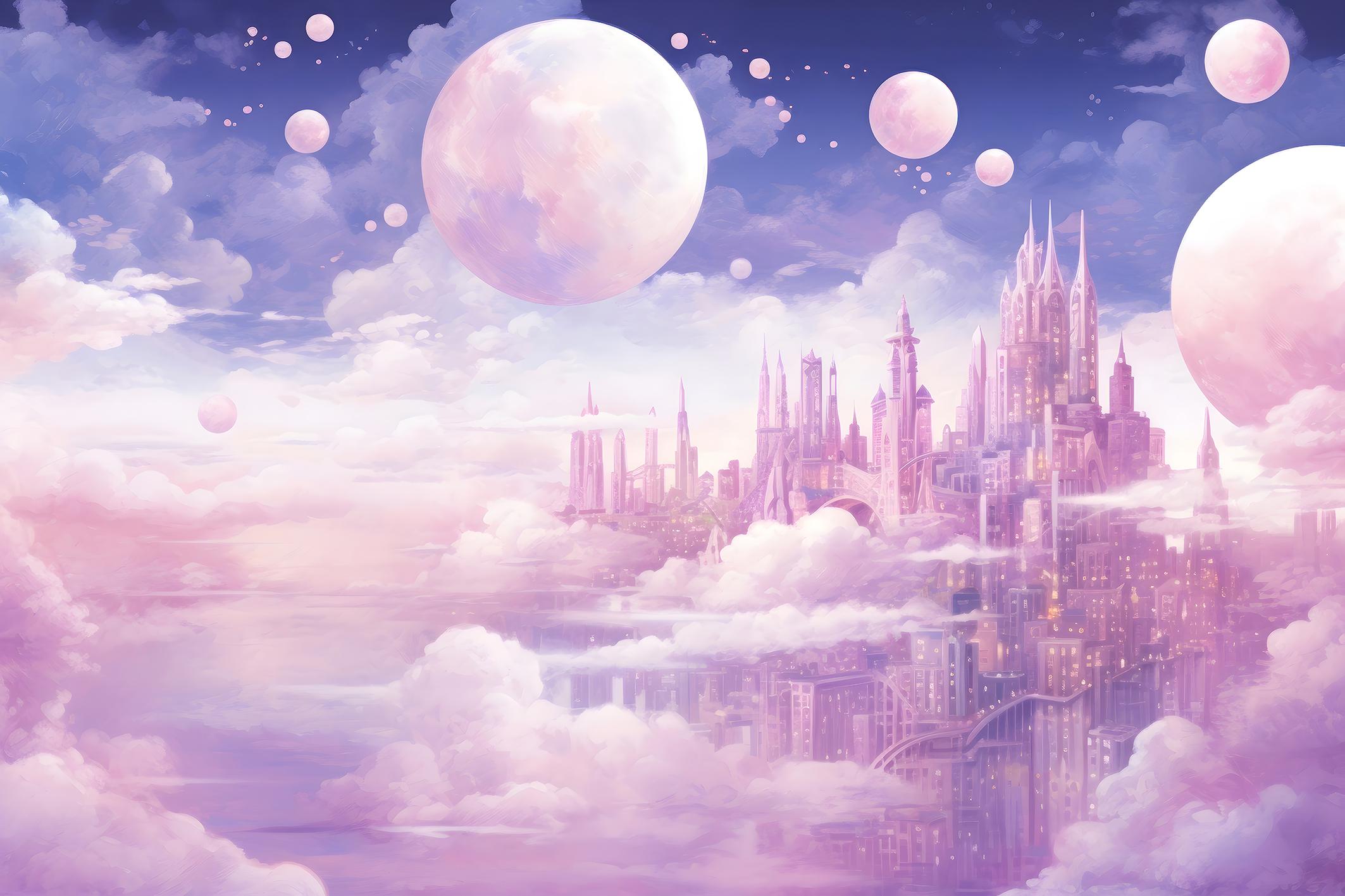 Фотошпалери флізеліновіі Upstream Хмарне Королівство Мрій 315х210 см (S5KID-067/5)