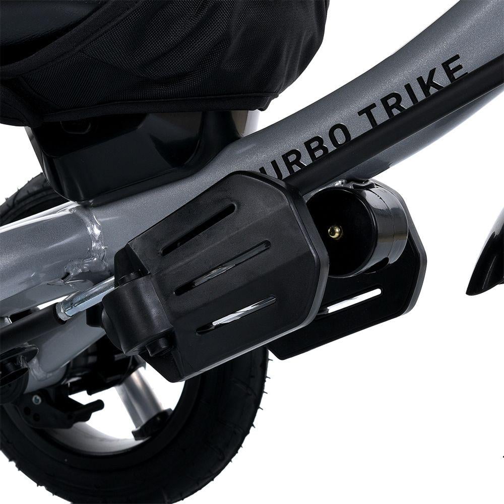 Дитячий велосипед триколісний Turbo Trike MT 1007 гумові колеса Сірий (723286211) - фото 7 Дитячий велосипед триколісний Turbo Trike MT 1007 гумові колеса Сірий (723286211) - фото 7