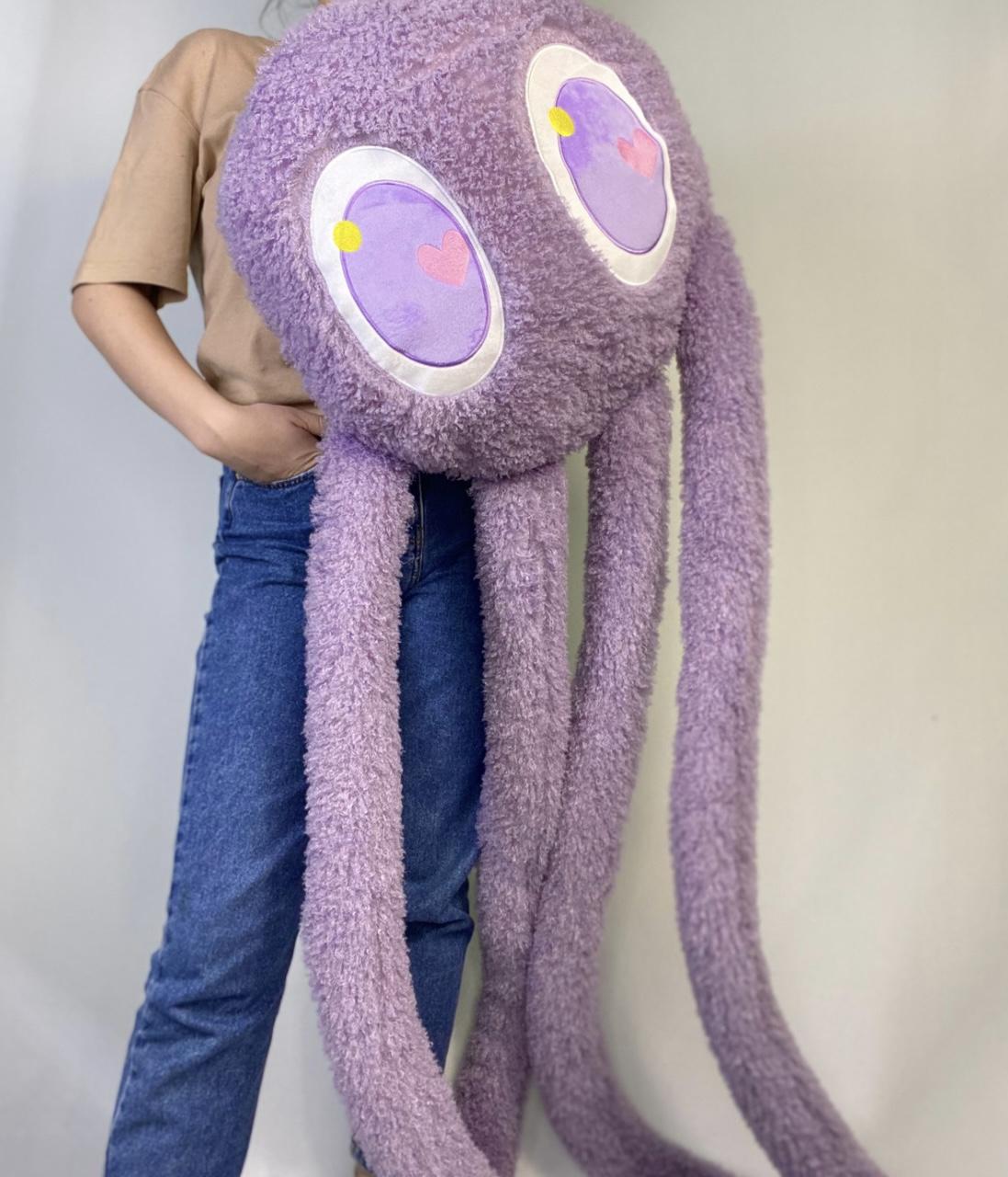 М'яка іграшка-подушка Восьминіг Обнімаш 190 см Фіолетовий (E33172) - фото 5 М'яка іграшка-подушка Восьминіг Обнімаш 190 см Фіолетовий (E33172) - фото 5