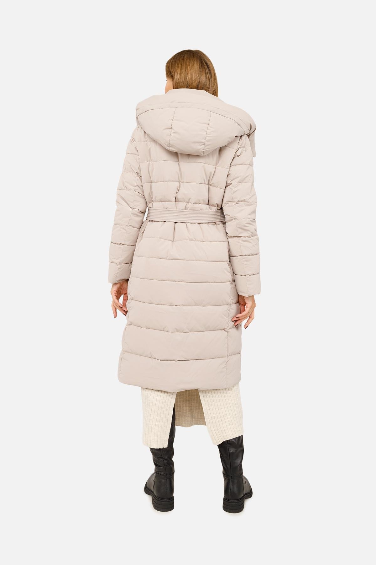 Куртка женская ЦБ-00256268 р. 42 Бежевый (28422144) - фото 5 Куртка женская ЦБ-00256268 р. 42 Бежевый (28422144) - фото 5