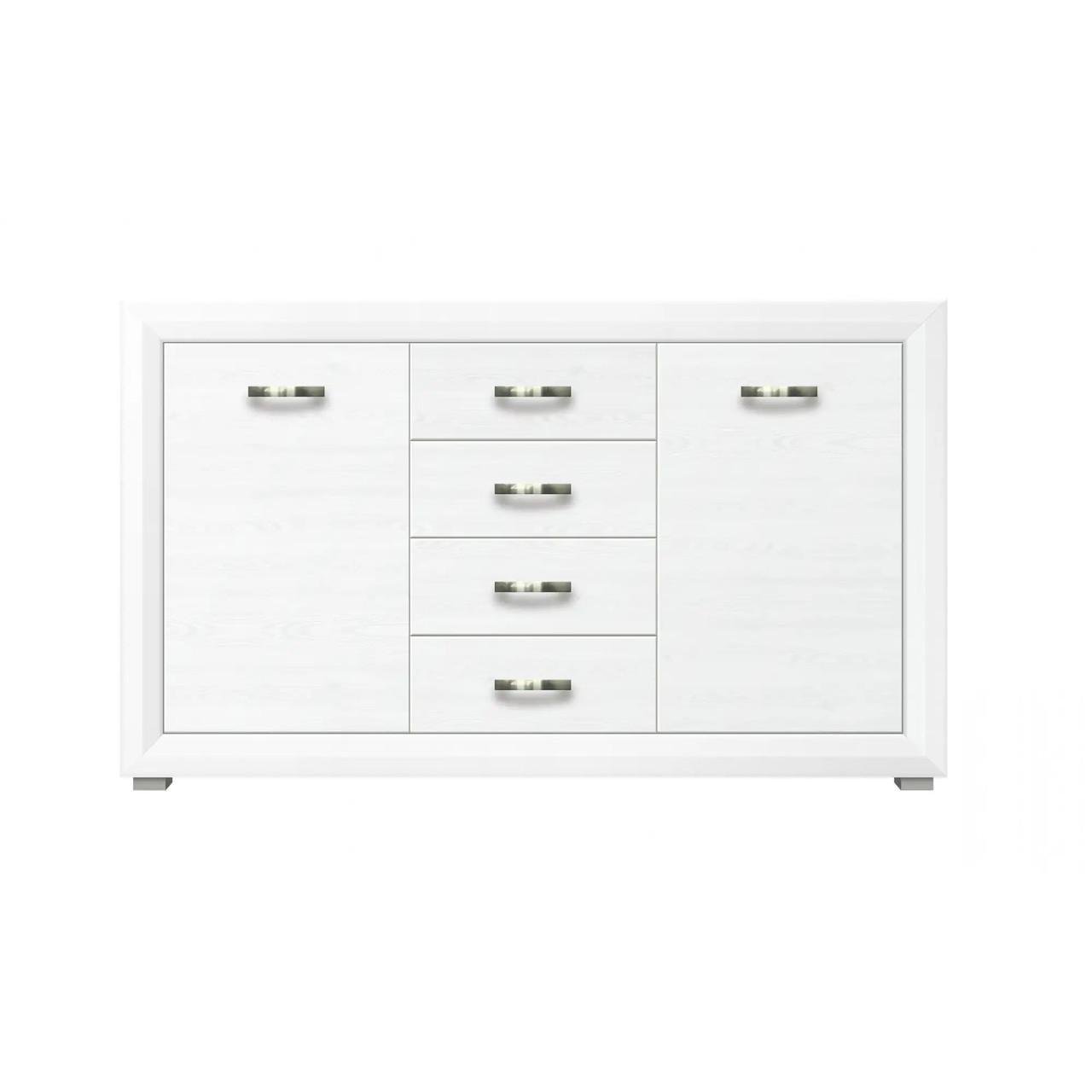 Комод в гостиную ВМК БРВ Маркус KOM2D4S Джанни/Дуб каменный (GRB-1506)